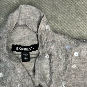 Express Sequin Long Sleeve Tee